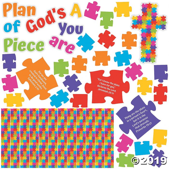 Piece of God's Plan Bulletin Board Set (1 Set(s))