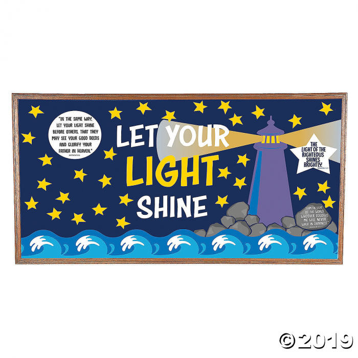 Let Your Light Shine Bulletin Board Set (1 Set(s))