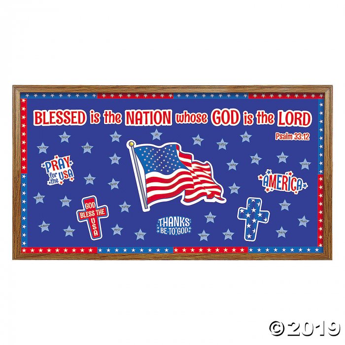 Patriotic Faith Bulletin Board Set (1 Set(s))