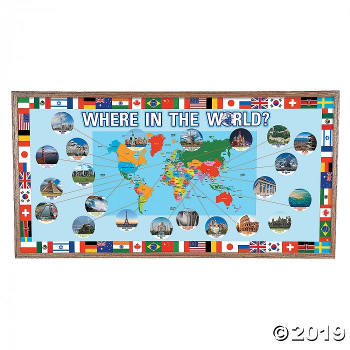 Around the World Bulletin Board Set (1 Set(s))