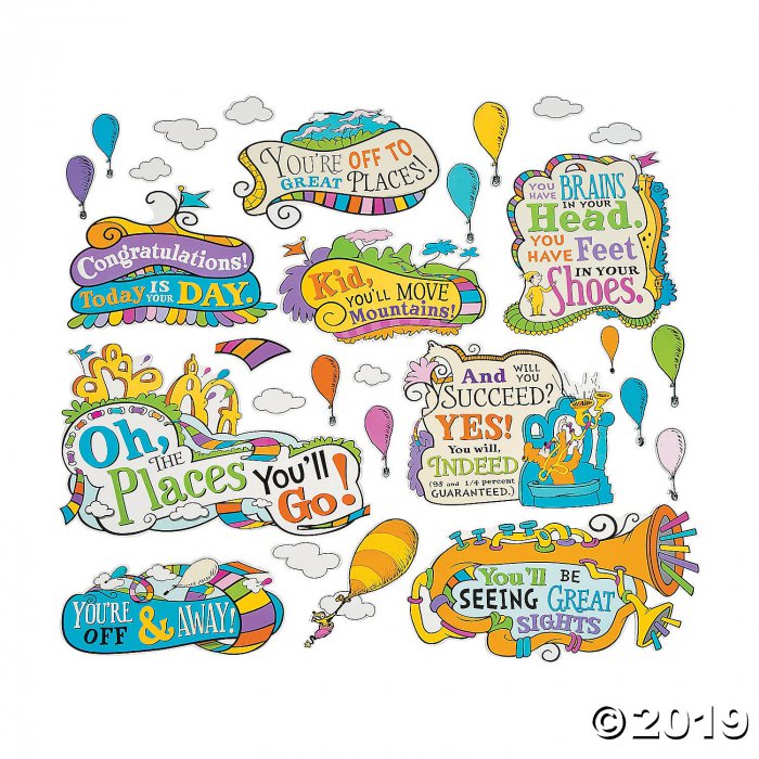 Dr Seuss Oh The Places You Ll Go Bulletin Board Set 1 Set S