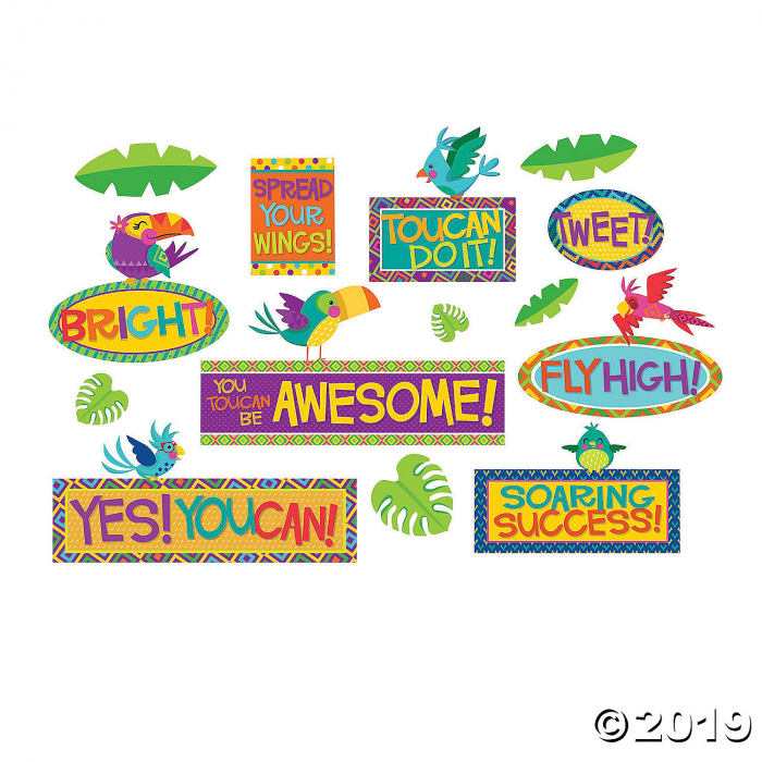 You Can Toucan Motivational Mini Bulletin Board Set (1 Set(s))