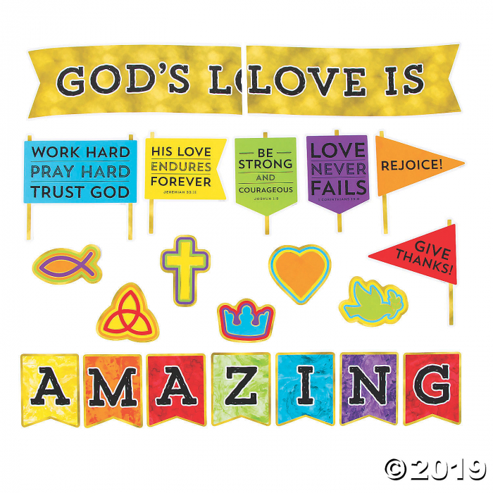 God's Love is Amazing Bulletin Board Set (1 Set(s))