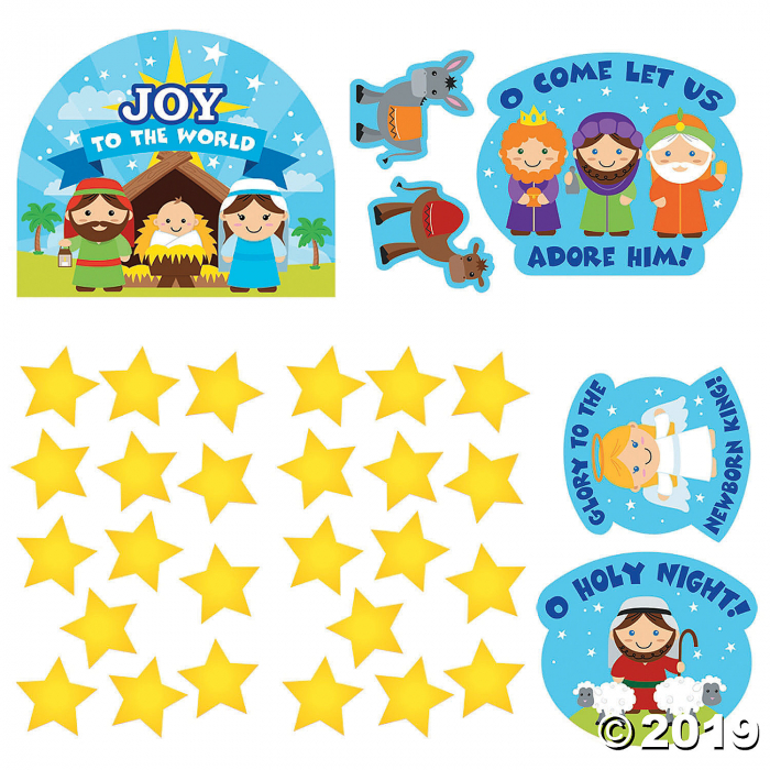 Nativity Classroom Bulletin Board Décor Set (1 Set(s))