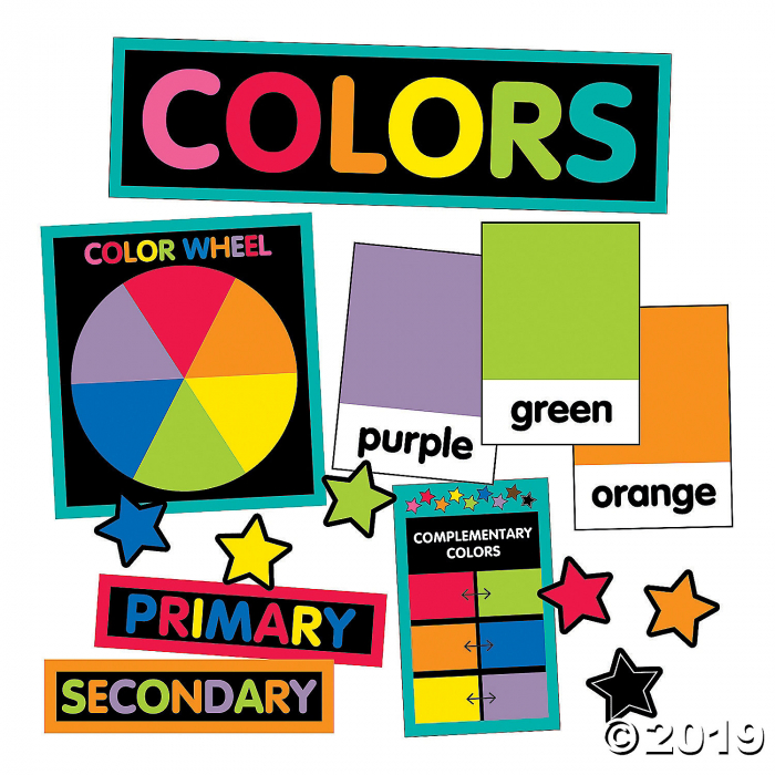 Carson-Dellosa® Just Teach Color Cards Mini Bulletin Board Set (1 Set(s))