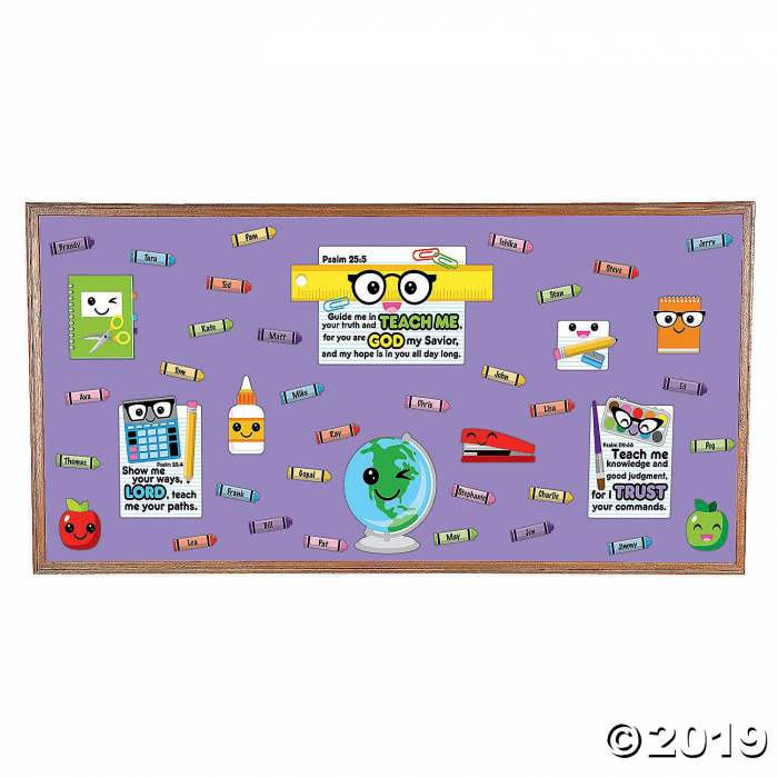 Back to School Religious Bulletin Board Set (1 Set(s))