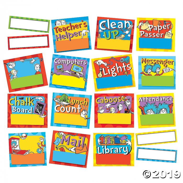 Eureka® Dr. Seuss Job Chart Mini Bulletin Board Set (1 Set(s))