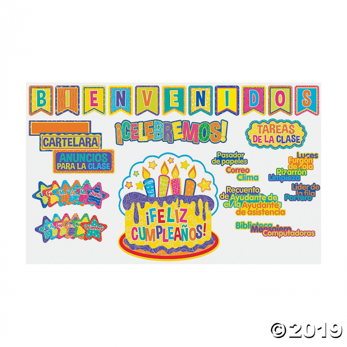 Spanish Welcome/Class Organization Bulletin Board Set (1 Set(s)) Spanish Welcome/Class Organization Bulletin Board Set (1 Set(s))