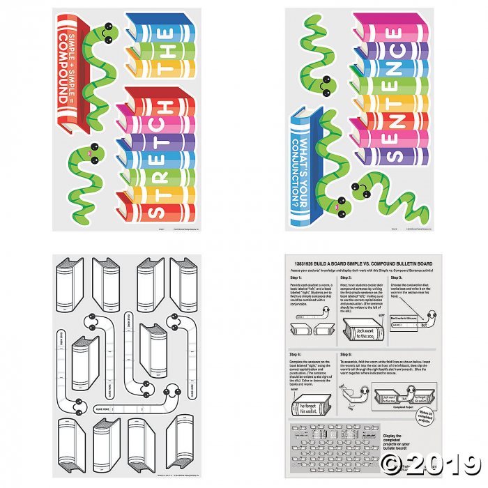 Build-a-Bulletin-Board Simple vs. Compound Words Lesson (1 Set(s))