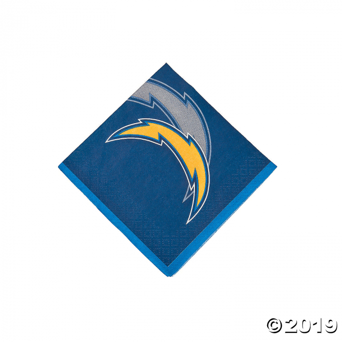 NFL® Los Angeles Chargers Beverage Napkins (16 Piece(s)) NFL® Los Angeles Chargers Beverage Napkins (16 Piece(s))