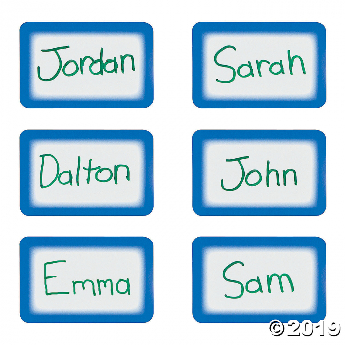 Blue Self-Adhesive Name Tags/Labels (1 Roll(s))
