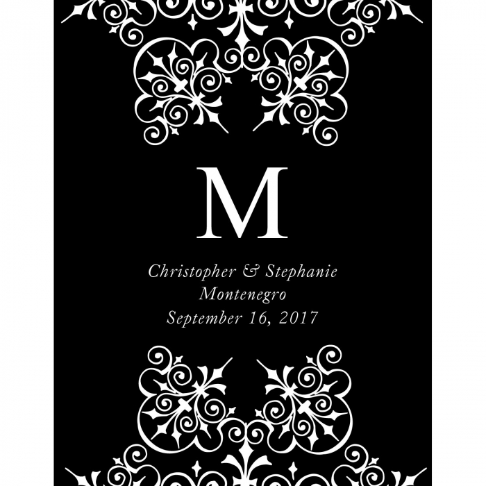 Personalized Monogram Wine Bottle Labels (Per Dozen)
