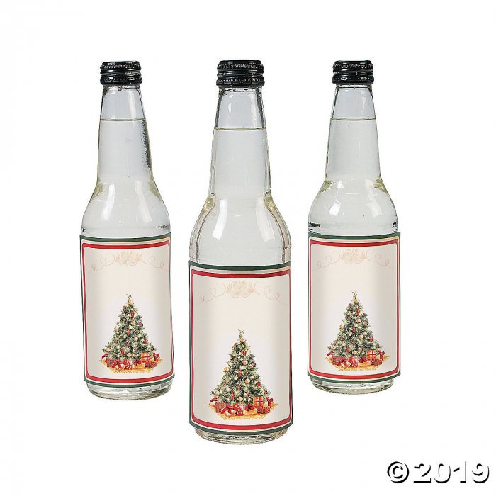 Holiday Tree Bottle Labels (Per Dozen)