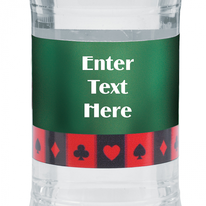 Personalized Casino Water Bottle Labels (50 Piece(s))