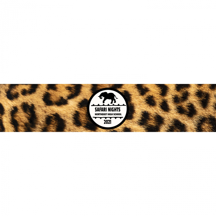 Personalized African Animal Print Water Bottle Labels (50 Piece(s))