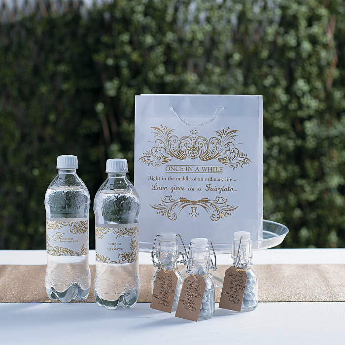 Personalized Fairy Tale Wedding Water Bottle Labels (50 Piece(s))