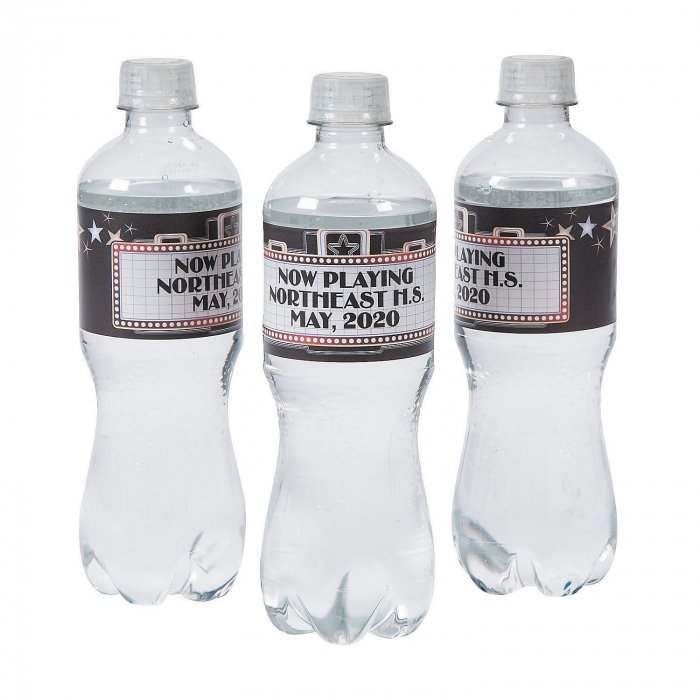 Personalized Premiere Water Bottle Labels (50 Piece(s))