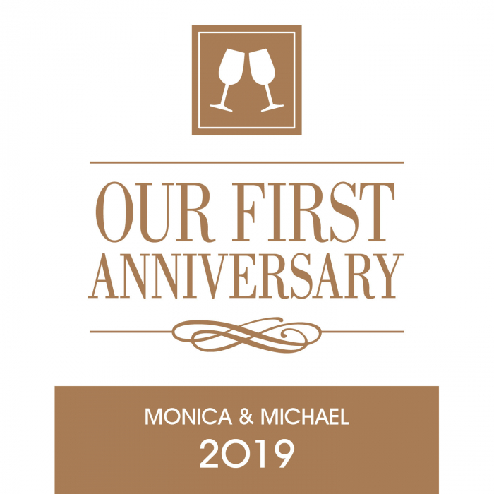 Personalized Milestone Wine Bottle Labels Set (1 Set(s))