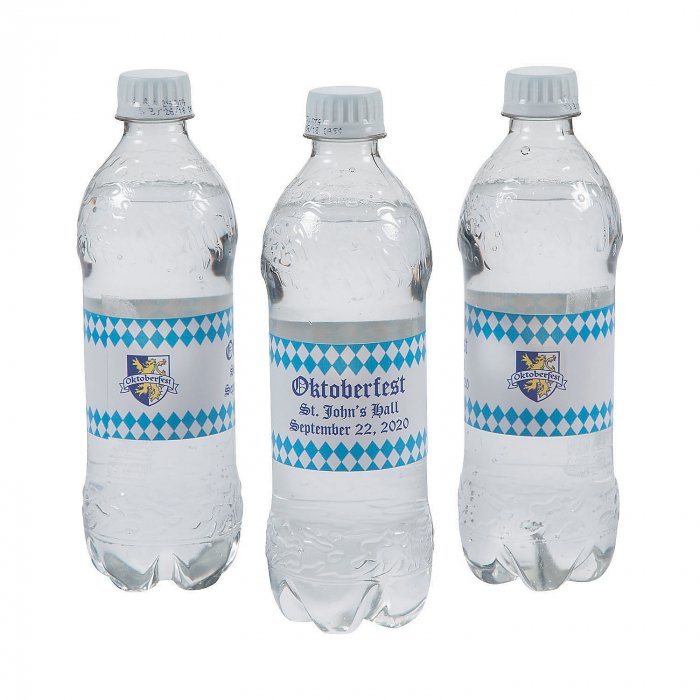 Personalized Oktoberfest Water Bottle Labels (50 Piece(s))