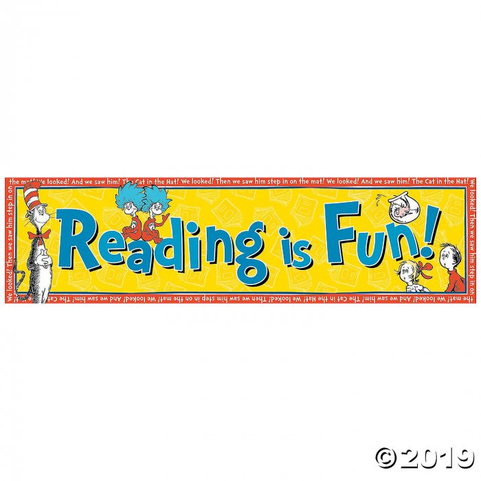 Dr. Seuss Reading is Fun Banner (1 Piece(s))