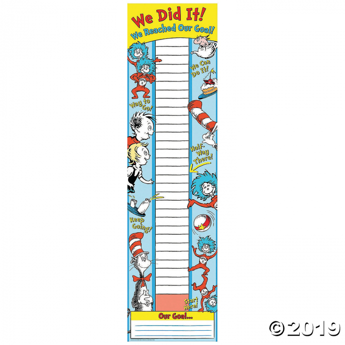 Dr. Seuss Goal Setting Banner Wall Decoration (1 Piece(s))