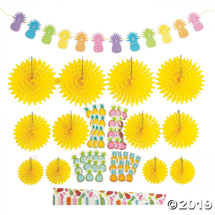 Tropical Pineapple Classroom Décor Kit (1 Set(s))