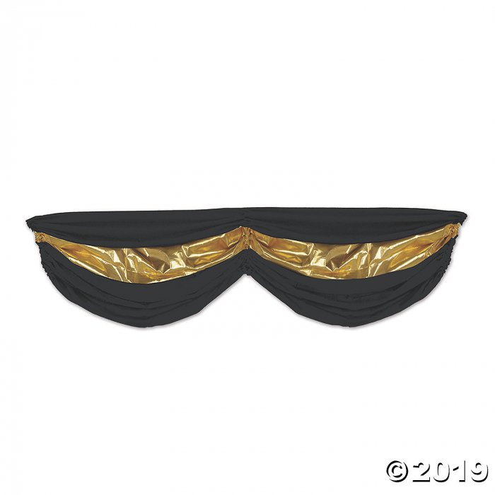 Black & Gold Bunting (1 Piece(s))
