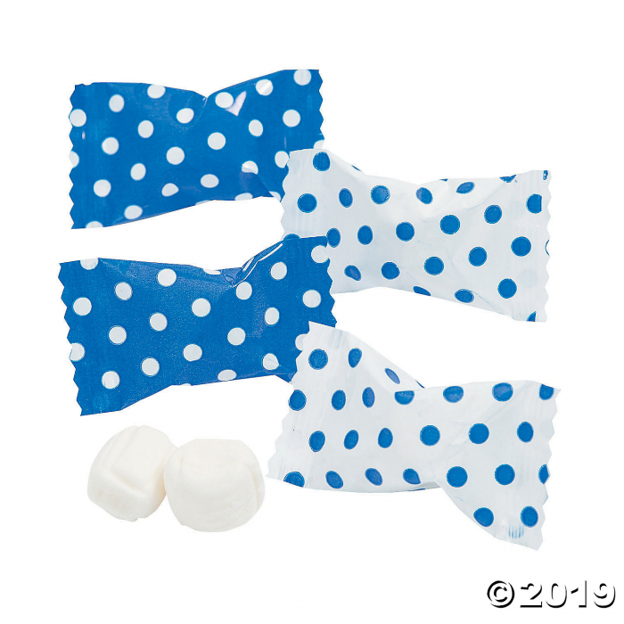 Blue Polka Dot Buttermints (108 Piece(s))