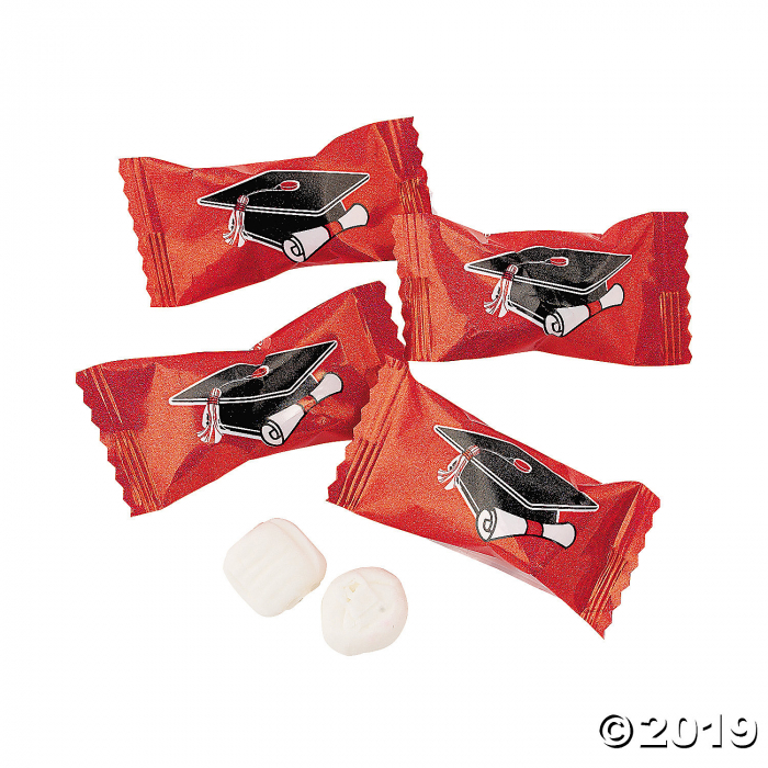 Graduation Buttermints Red Graduation Buttermints (108 Piece(s)) | GlowUniverse.com