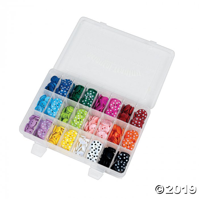 Big Box of Solid Buttons (400 Piece(s))