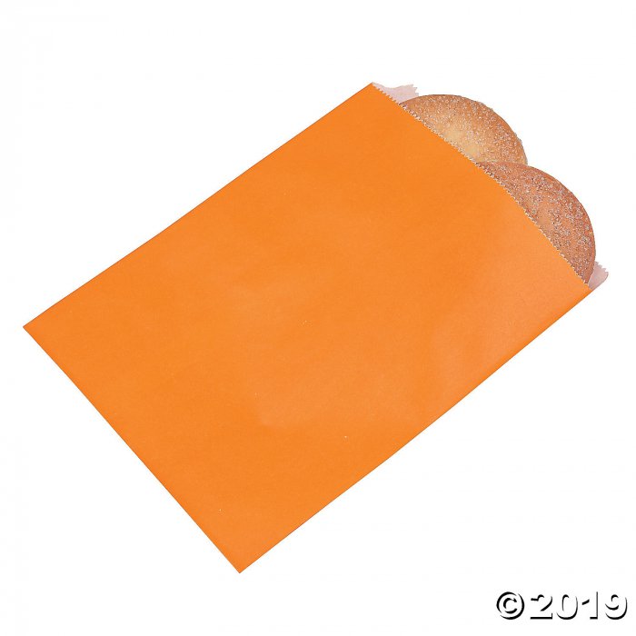 Pumpkin Parchment Treat Bags (50 Piece(s))