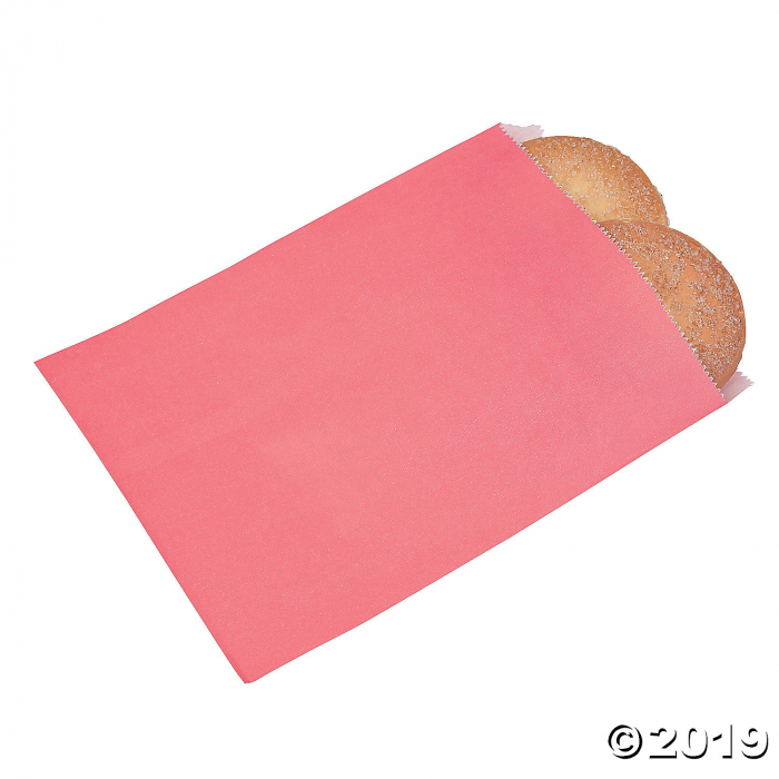 Coral Parchment Treat Bags (50 Piece(s))