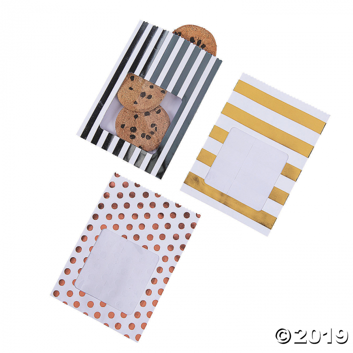 Treat Bags with a Cellophane Window (24 Piece(s))