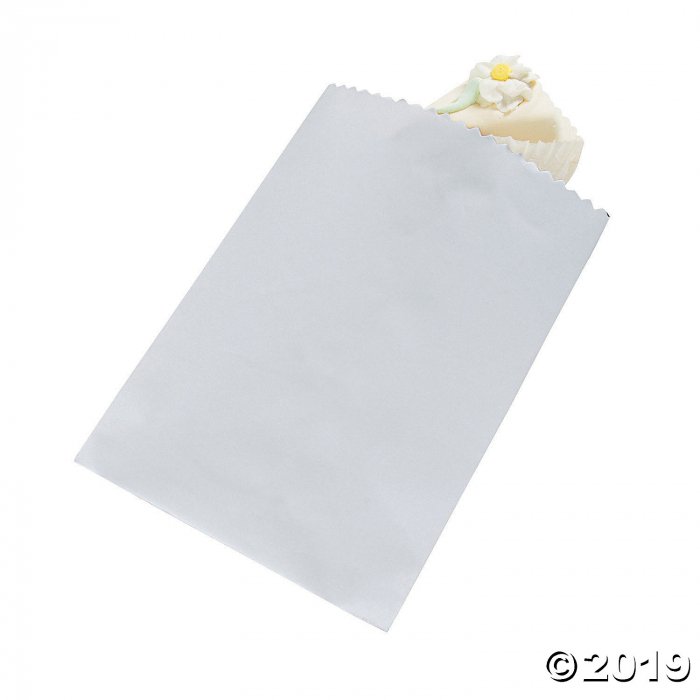 White Cake Treat Bags - 500 Pc.