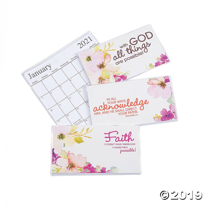 2020 - 2021 Faith Pocket Calendars (Per Dozen)