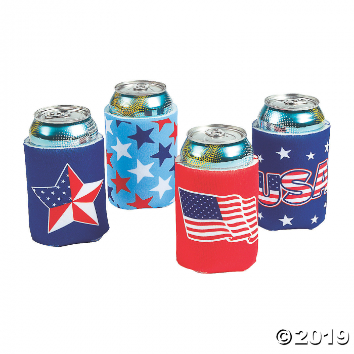 Patriotic Can Sleeves (Per Dozen)