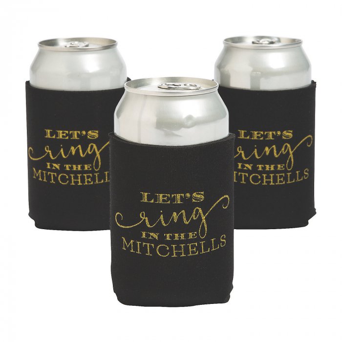 Personalized Premium New Year's Wedding Neoprene Can Coolers (24 Piece(s))