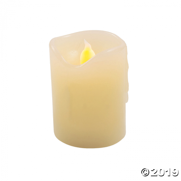 Battery-Operated Wax Votive Candles (Per Dozen)