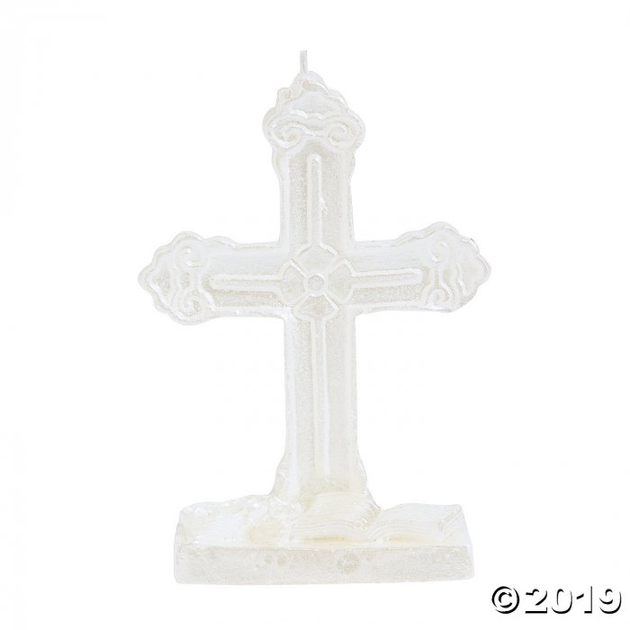White Cross Candle (1 Piece(s))
