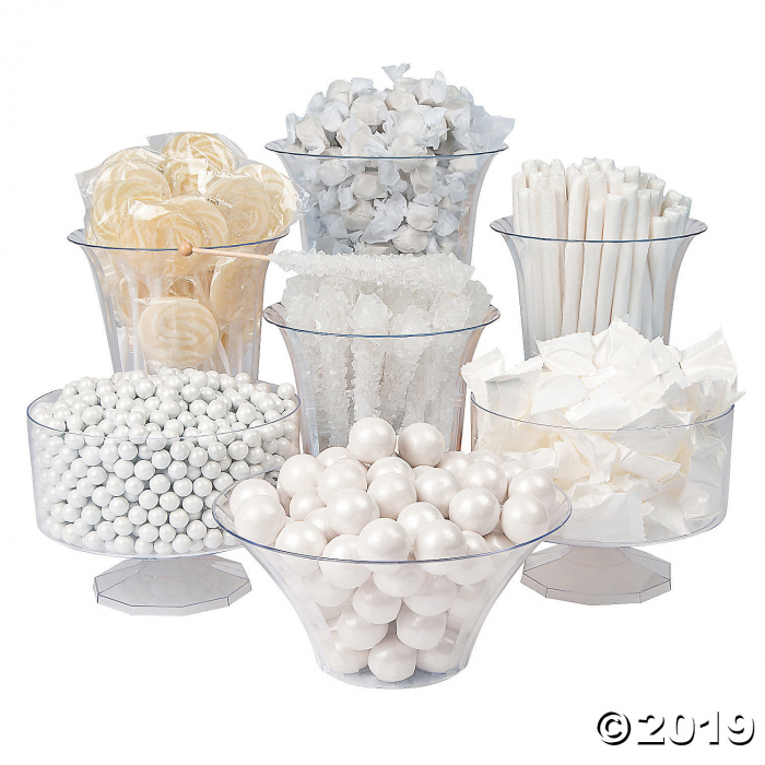 White Candy Buffet Assortment (1600 Piece(s))