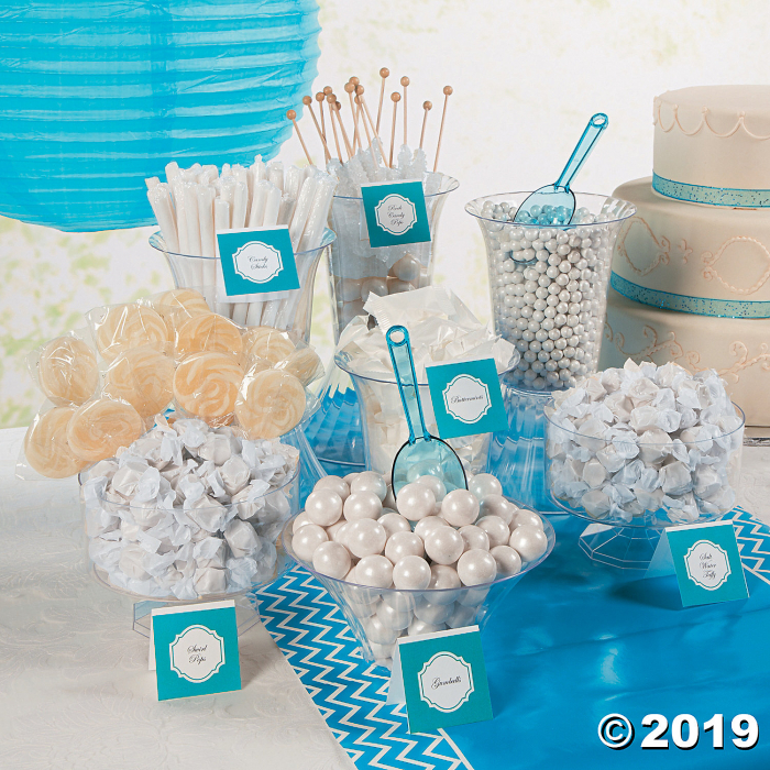 White Candy Buffet Assortment (1600 Piece(s))