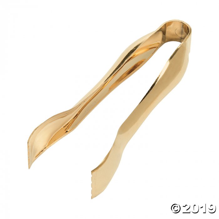 Goldtone Candy Tongs (1 Piece(s))
