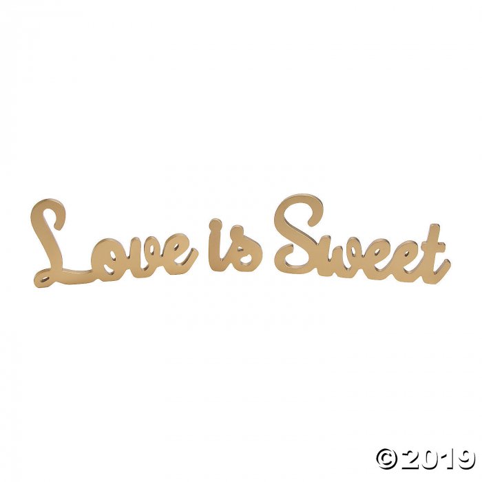 Love is Sweet Gold Table D (1 Set(s))