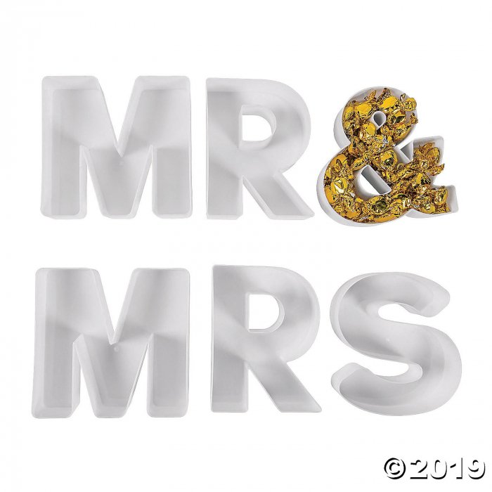 Mr. & Mrs. Candy Buffet Containers (1 Set(s))