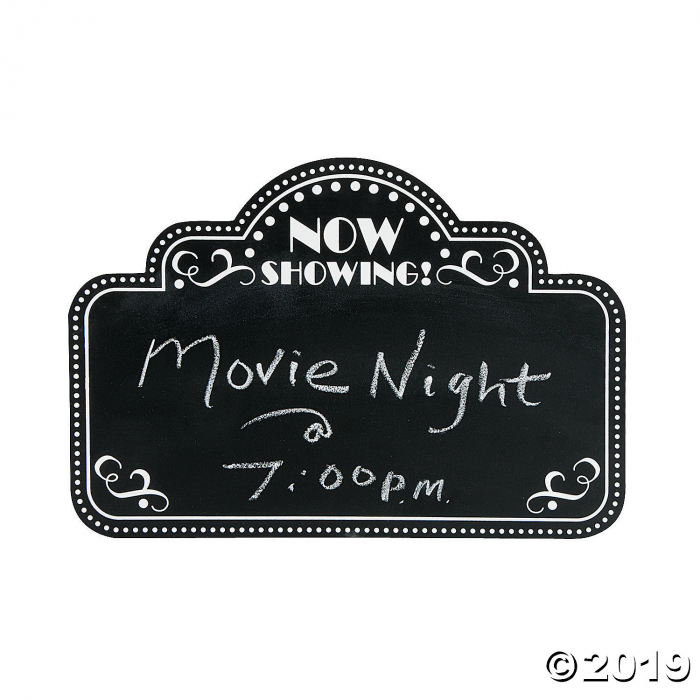 Movie Night Chalkboard (1 Piece(s)) Movie Night Chalkboard (1 Piece(s))