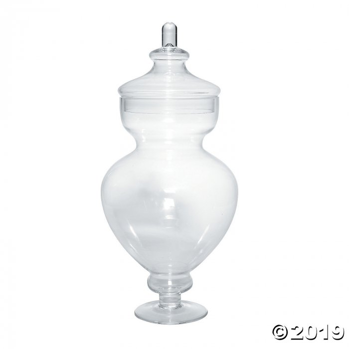 Handblown Glass Apothecary Large Jar with Lid (1 Piece(s))