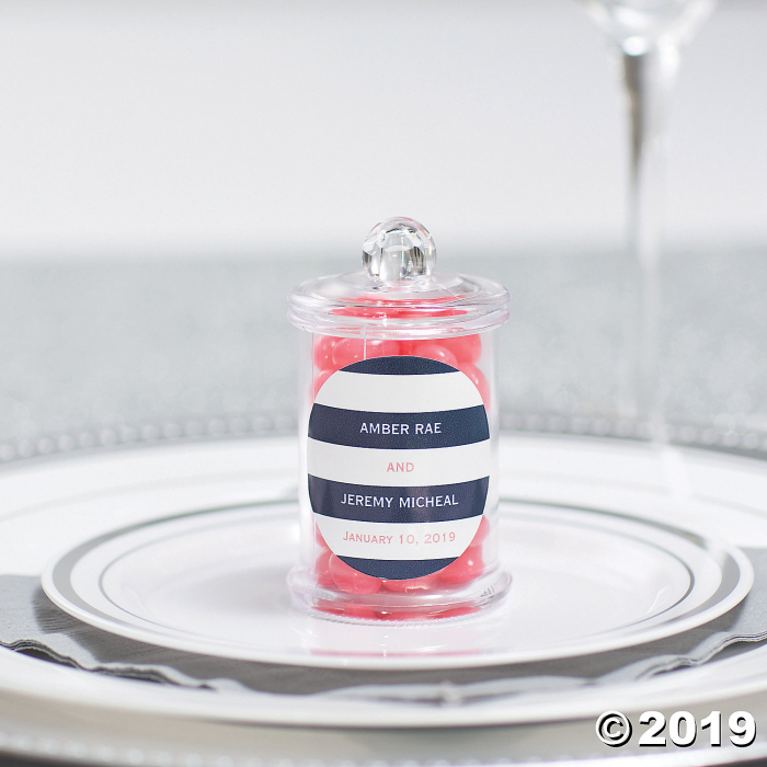 Mini Plastic Candy Containers with Lid (Per Dozen)