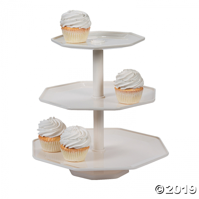 White Cupcake Stand (1 Piece(s)) White Cupcake Stand (1 Piece(s))