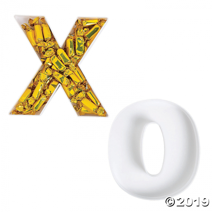 X & O Candy Buffet Containers (1 Set(s))