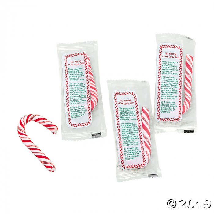 Mini Religious Candy Canes (40 Piece(s))